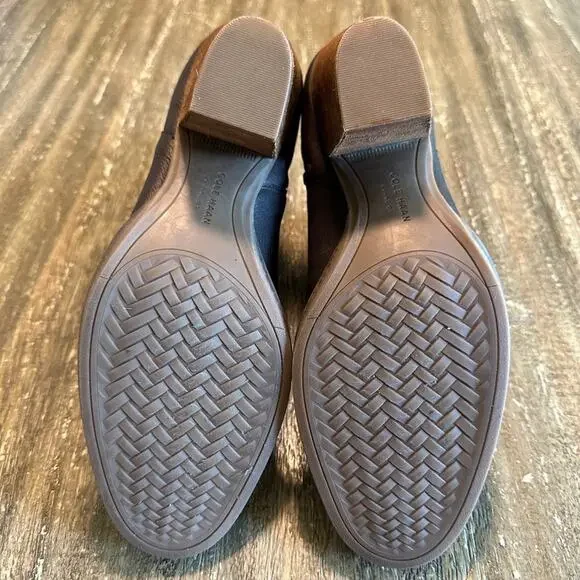 Women's Cole Haan Grand OS Ankle Boots Booties Dark Brown, Size 10 - Picture 9 of 10